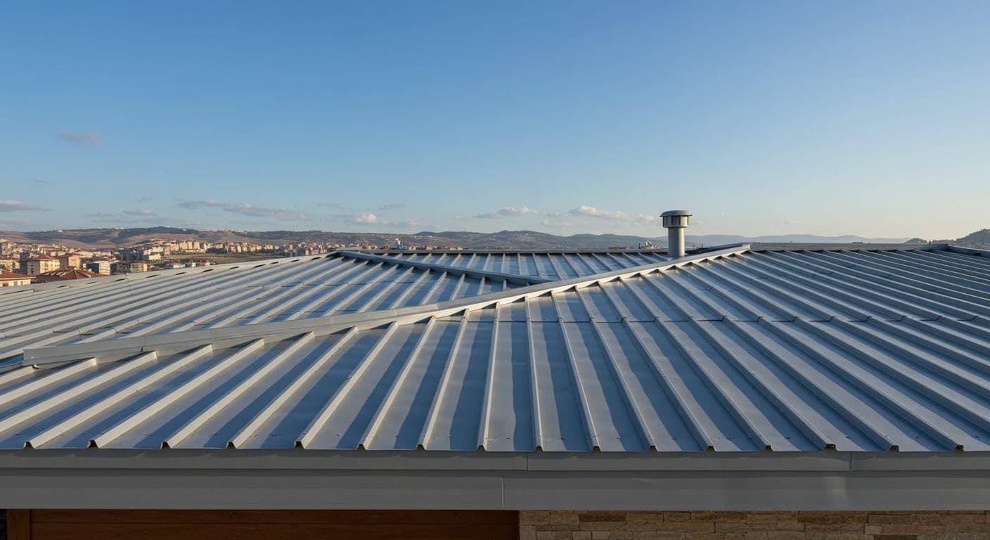 Ankara'da gizli kenet metal çatı uygulaması
